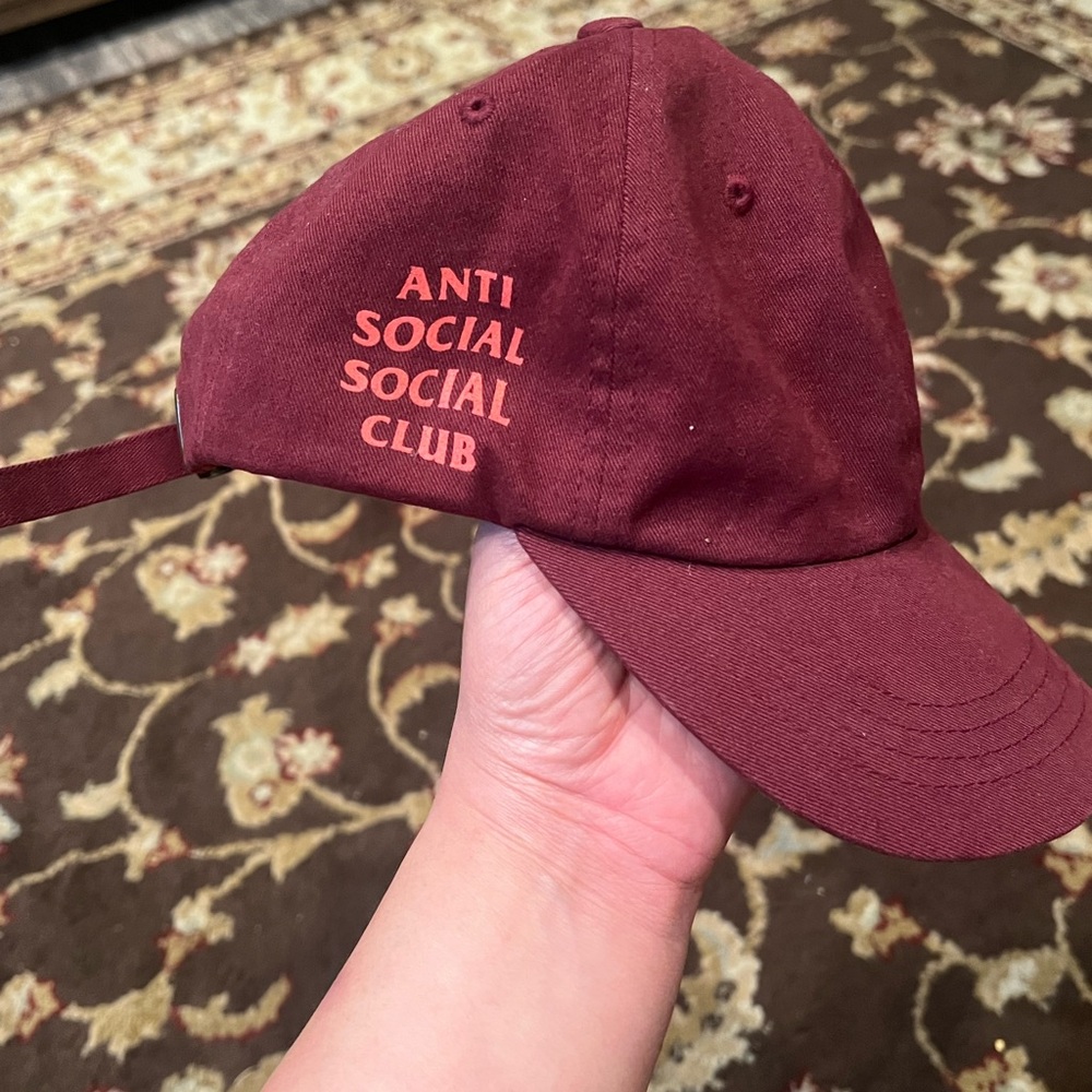 Anti Social Social Club Maroon Cap